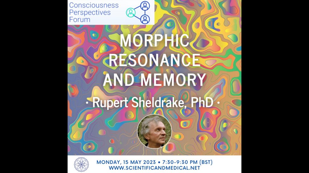 rupert sheldrake morphic resonance and memory consciousness perspectives forum 15th may 2023 vimeo thumbnail