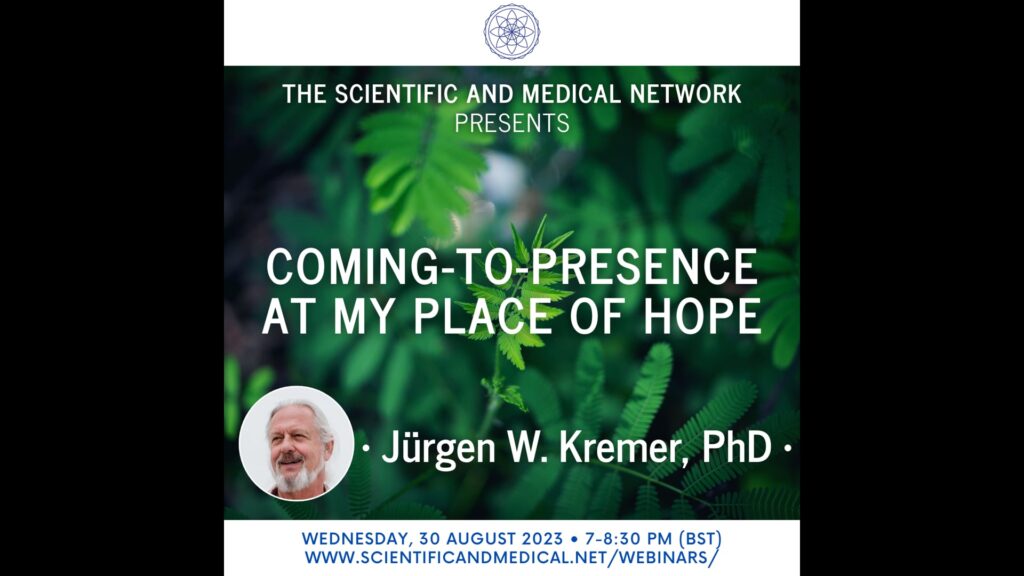 qa jurgen werner kremer coming to presence at my place of hope 30 august 2023 vimeo thumbnail