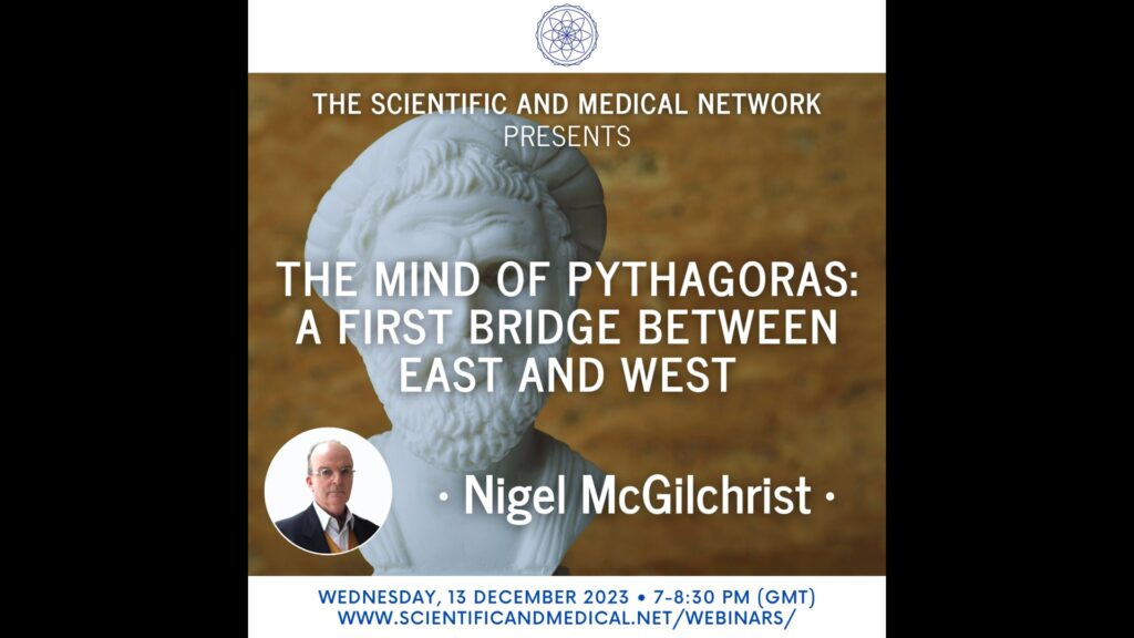 qa nigel mcgilchrist the mind of pythagoras a first bridge between east and west 13 december 2023 vimeo thumbnail
