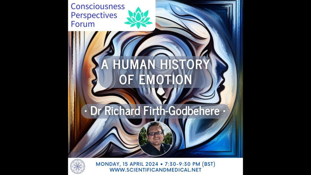 richard firth godbehere a human history of emotion consciousness perspectives forum 15th april 2024 vimeo thumbnail