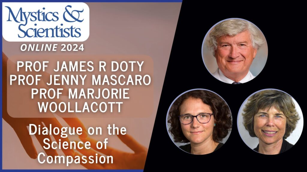 11 dialogue james doty jenny mascaro and marjorie woollacott saturday afternoon mystics and scientists 2024 vimeo thumbnail