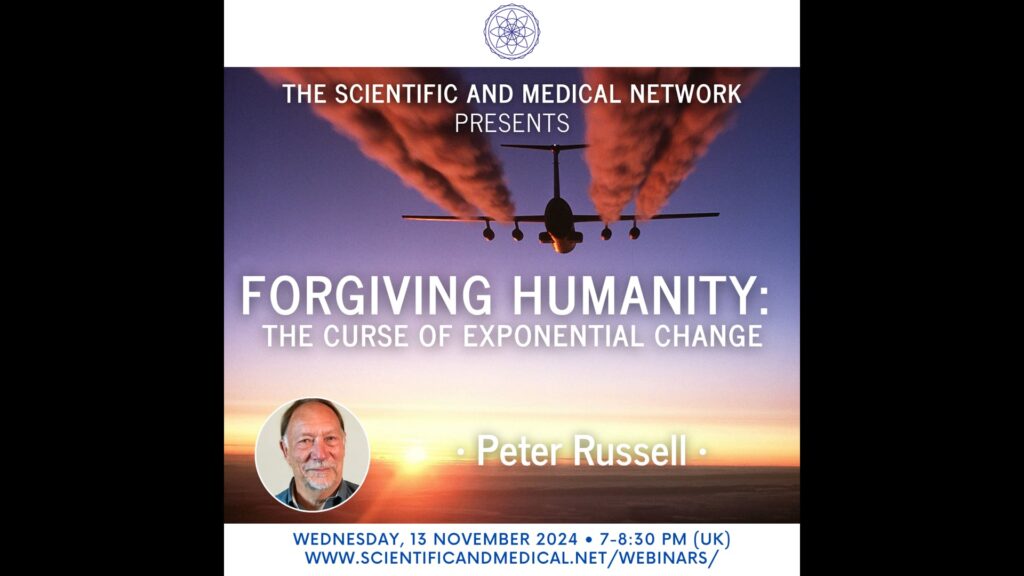 peter russell forgiving humanity the curse of exponential change 13 november 2024 vimeo thumbnail
