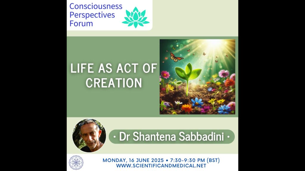 shantena sabbadini life as act of creation consciousness perspectives forum 16th june 2025 vimeo thumbnail