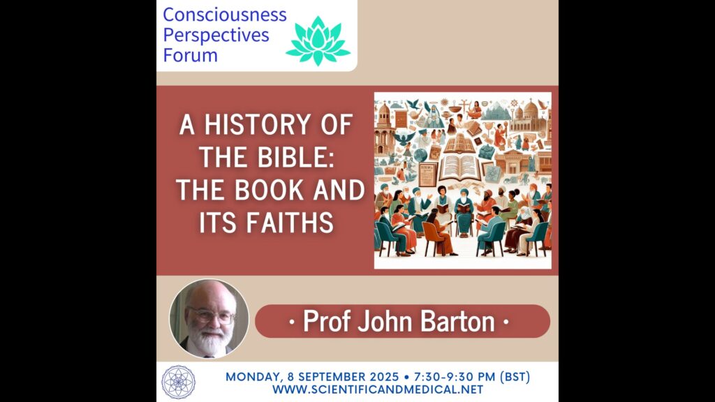 john barton a history of the bible the book and its faiths consciousness perspectives forum 8th september 2025 vimeo thumbnail